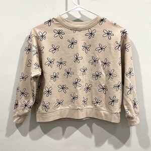 Rylee + Cru flower crew neck 12-18m